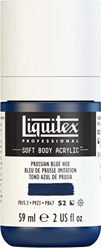 Liquitex Professional Soft Body Acrylic prussian blue hue, 59ml