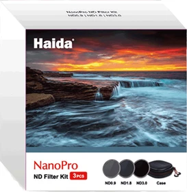 Haida ND Filter Kit 3er Set NanoPro UltraSlim (ND0.9+1.8+3.0) 77mm