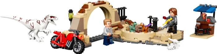 LEGO Jurassic World - Atrociraptor: Motorradverfolgungsjagd