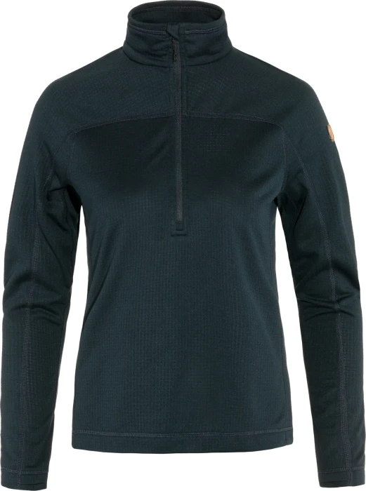 Fjällräven Abisko Lite Fleece Half Zip Funktionsshirt langarm dark navy (Damen)