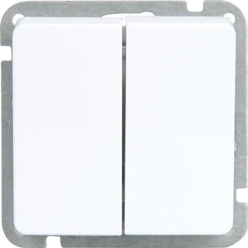 uniTEC MONTREAL Serie 502 Serienschalter, ultraweiß