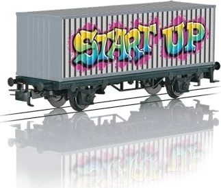 Märklin - Start up Spur H0 Güterwagen - Containerwagen Graffiti