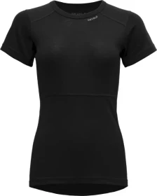 Devold Lauparen Merino 190 Funktionsshirt kurzarm schwarz (Damen)