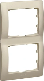 Legrand Galea Life Rahmen 2-fach senkrecht, titanium