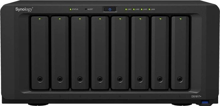 Synology DiskStation DS1817+ 30TB, 2GB RAM, 4x RJ-45 1000Base-T, 4x USB-A 3.0