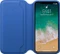 Apple Leder Folio Case für iPhone X electricblau Vorschaubild