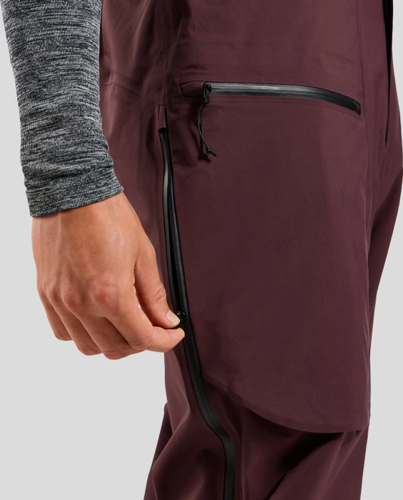 Odlo X-Alp 3L Hardshell Skihose lang fudge (Herren)