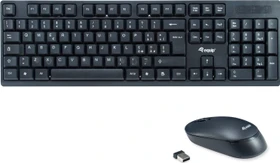 Equip Kabelloses Tastatur- und Mausset schwarz, USB, IT
