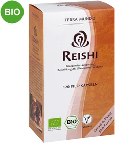 Terra Mundo Reishi BIO Vitalpilz Kapseln, 120 Stück
