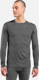 Odlo Natural Merino 200 Baselayer Funktionsshirt langarm steel grey melange (Herren)
