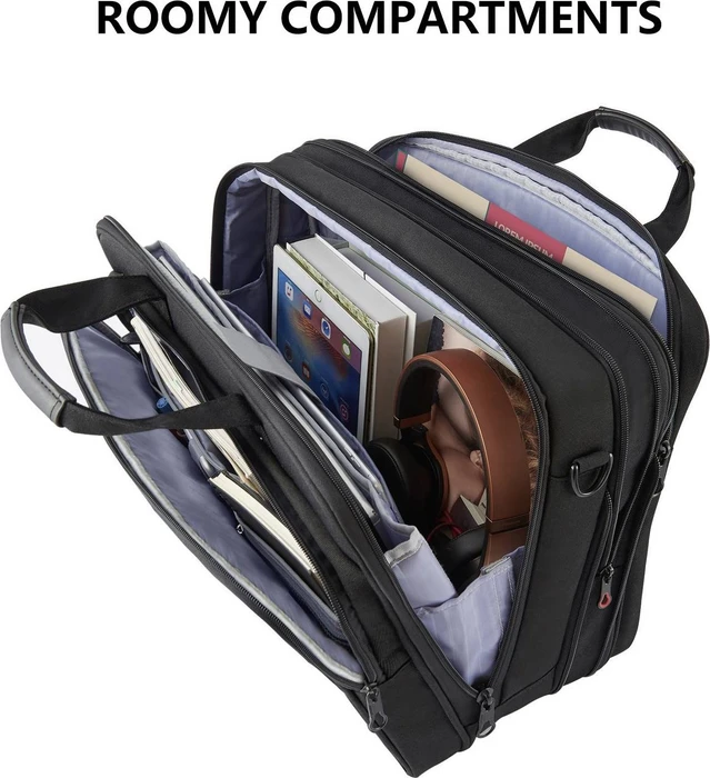 Kroser Notebooktasche, bis 17.3", schwarz