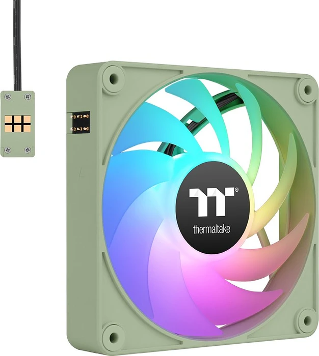 Thermaltake CT120 EX ARGB Sync Matcha Green, grün/weiß, 120mm, 3er-Pack