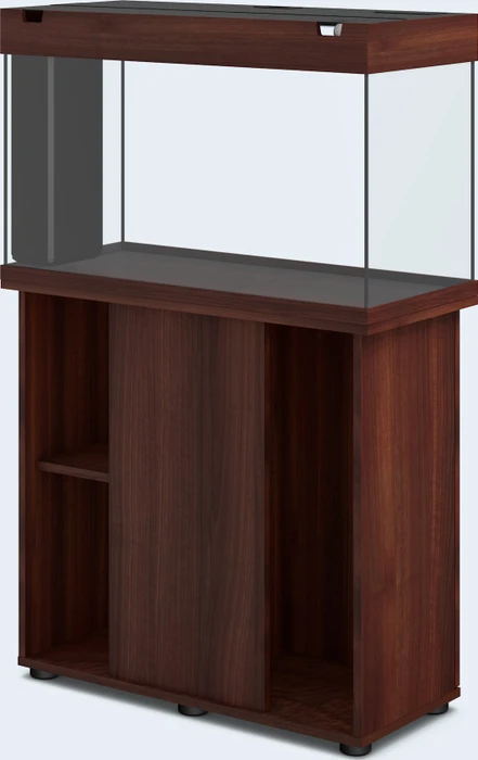Juwel Rio 125 LED Aquarium-Set mit Unterschrank, dunkles Holz/dunkles Holz, 125l