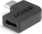 Lindy USB C-Adapter, USB-C 3.2 [Stecker] auf USB-C 3.2 [Buchse], 90° gewinkelt Vorschaubild