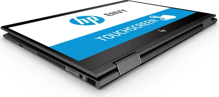 HP Envy x360 13-ag0009ng, Dark Ash Silver, Ryzen 7 2700U, 8GB RAM, 256GB SSD, DE