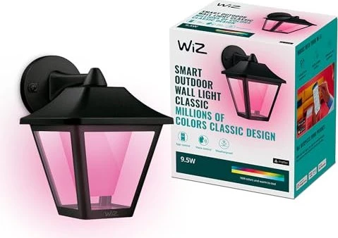 WiZ Classic Wandleuchte schwarz