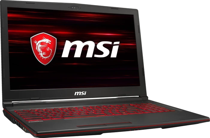 MSI GL63 8RD-012, Core i7-8750H, 8GB RAM, 1TB HDD, GeForce GTX 1050 Ti, DE