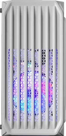 Mars Gaming MCS2, weiß, Acrylfenster