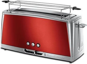 Russell Hobbs Luna Langschlitz-Toaster solar red