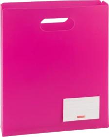 Brunnen FACT!pp Heftbox, A4, pink/transparent