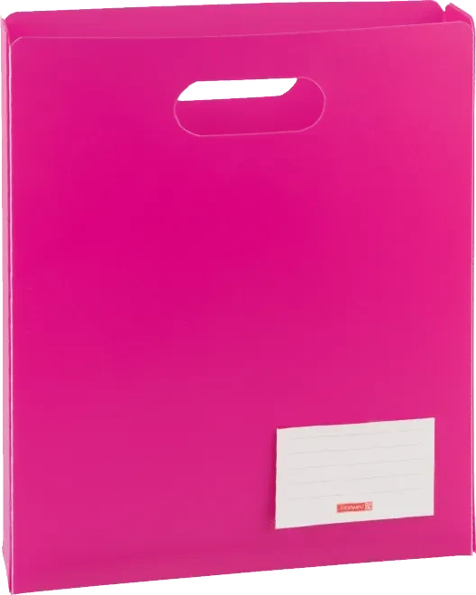 Brunnen FACT!pp Heftbox, A4, pink/transparent
