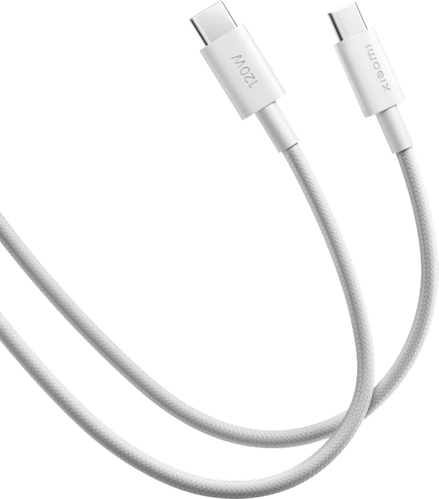 Xiaomi 6A Braided USB-C to USB-C Cable 1m weiß