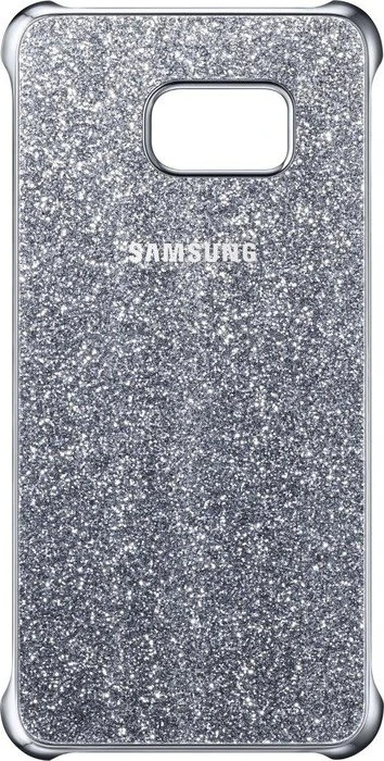 Samsung EF-XG928CS Glitter Cover für Galaxy S6 Edge+ silber