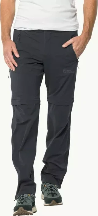 Jack Wolfskin Glastal Zip Away Zip-Off Hose lang phantom (Herren)
