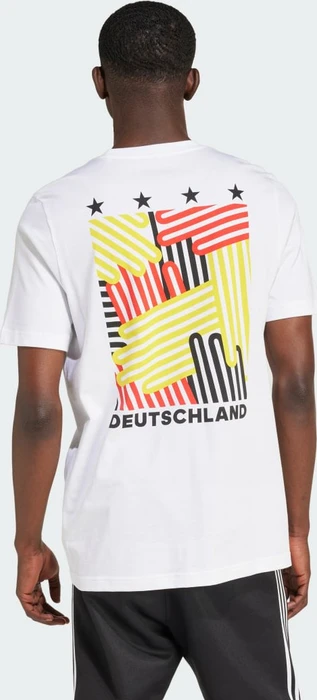 adidas Germany Football Fan Graphic T-Shirt kurzarm weiß (Herren)