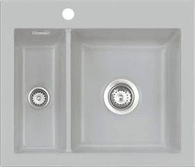 systemceram Mera 60 F Einbau Becken rechts titan