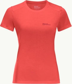 Jack Wolfskin Vonnan Funktionsshirt kurzarm vibrant red (Damen)