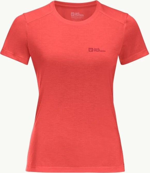 Jack Wolfskin Vonnan Funktionsshirt kurzarm vibrant red (Damen)