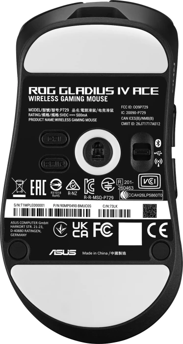 ASUS ROG Gladius IV Ace Wireless, schwarz, USB/Bluetooth
