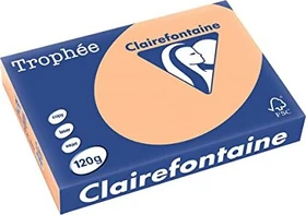 Clairefontaine Trophée Universalpapier matt aprikose, A4, 120g/m², 250 Blatt