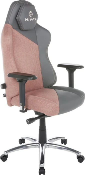 Hivar Skylar Gamingstuhl, Rose Silver