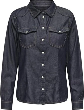 ONLY Alexa Jeans Hemd langarm (Damen)
