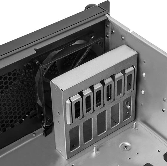 SilverStone RM42-502, Rackmount Storage, schwarz, 4HE, ATX