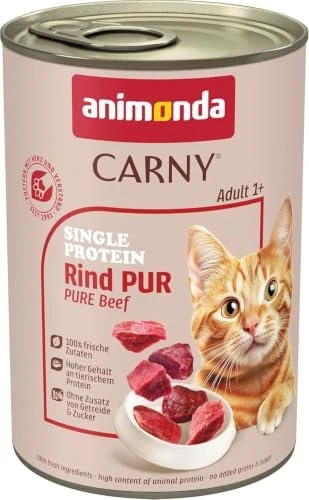 animonda Carny Single Protein Rind Pur, 2.40kg (6x 400g)