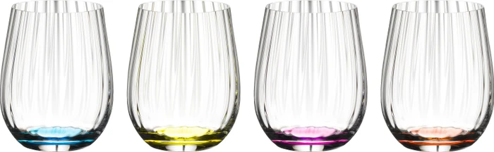 Riedel Tumbler Collection Optical Happy O Glas, 4 Stück