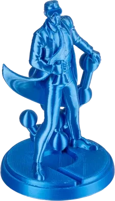 Polymaker PolyLite Silk PLA, blau, Spule, 1.75mm, 1.00kg