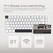Wobkey Rainy 75 Pro, Luna weiß, LEDs RGB, Kailh Cocoa, USB/Bluetooth, US Vorschaubild
