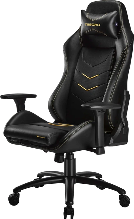 Tesoro Alphaeon S3 Gamingstuhl, schwarz/gelb