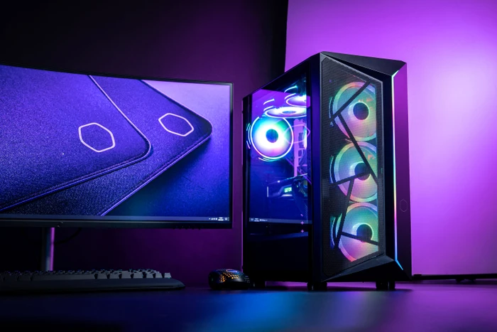 Cooler Master CMP 510, schwarz, inkl. 3x Lüfter, Lüfter LED ARGB, Glasfenster