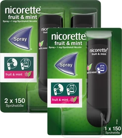 Kenvue Nicorette Fruit & Mint 1mg Spray, 3 Stück