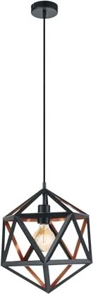 Eglo Embleton 1 Pendelleuchte 30.5cm schwarz/kupfer