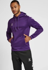 hummel Core XK Poly Sweat Hoodie acai/white (Herren)