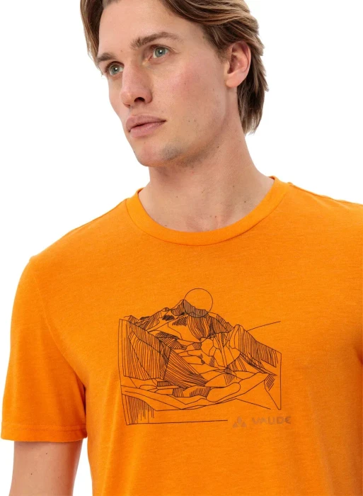 Vaude Tekoa III Funktionsshirt kurzarm kurkuma uni (Herren)