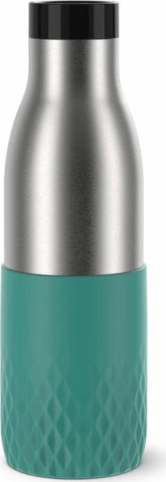 Emsa Bludrop Sleeve Trinkflasche 500ml petrol