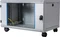 EFB Elektronik 19" Wandgehäuse 15HE, 1-teilig, fest, vormontiert, eigenbelüftet, Sicherheitsglastür, IP20, RAL 7035, 600mm tief Vorschaubild