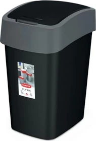 Curver Flip Bin 25l schwarz/soft grau